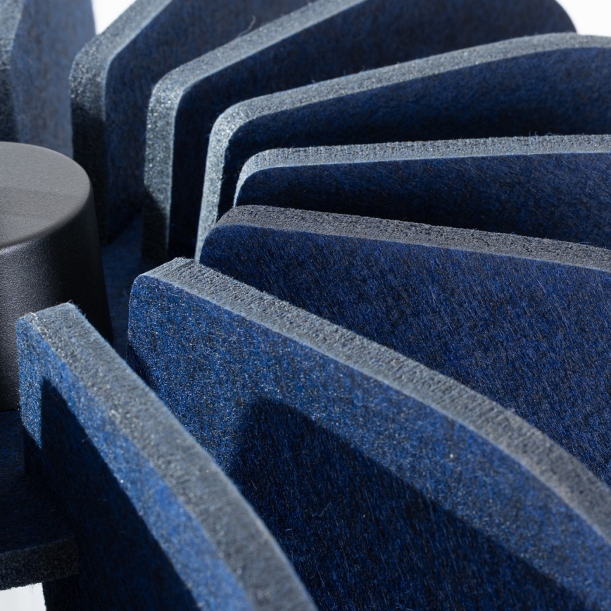 Lustr na lanku MULA 1xE27/15W/230V pr. 45 cm modrá