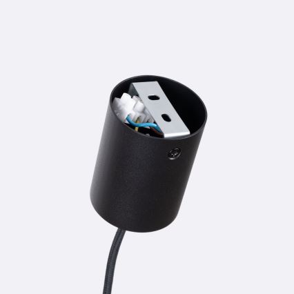 Lustr na lanku MULA 1xE27/15W/230V pr. 45 cm modrá