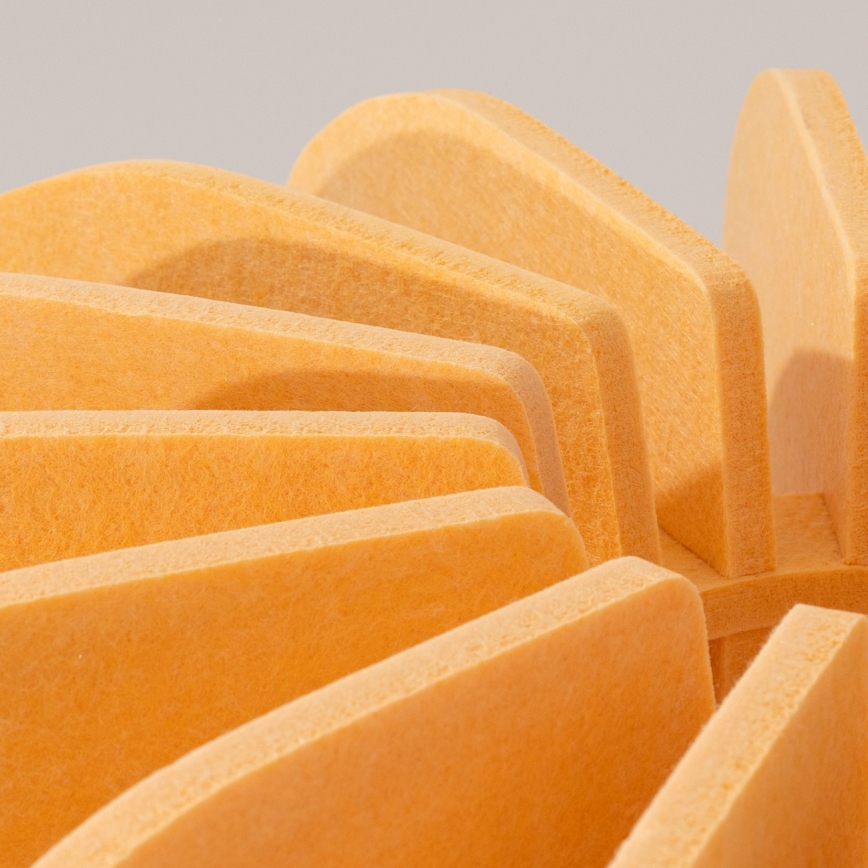 Stojací lampa MULA 1xE27/15W/230V žlutá