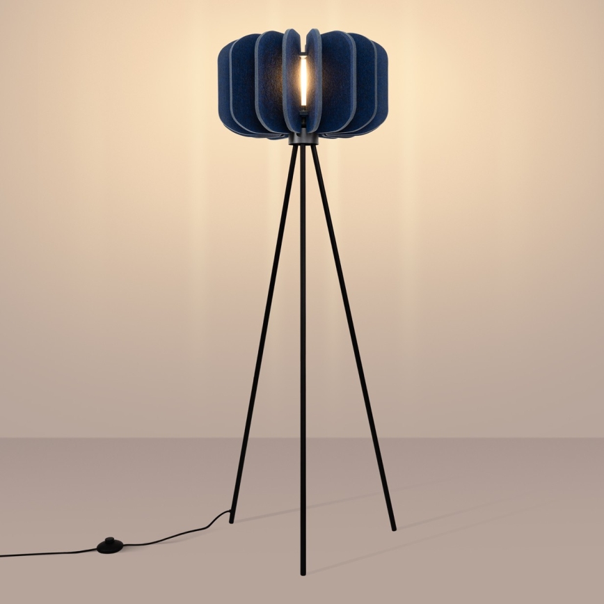 Stojací lampa MULA 1xE27/15W/230V modrá
