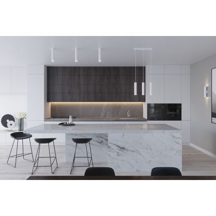 Lustr na lanku LAGOS 2xGU10/10W/230V bílá