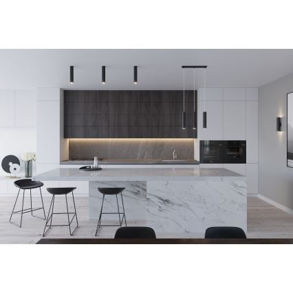 Lustr na lanku LAGOS 2xGU10/10W/230V černá