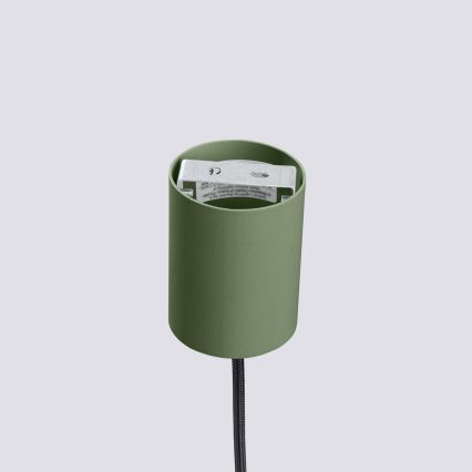 Lustr na lanku ESTRIA 1xE14/10W/230V pr. 14 cm zelená