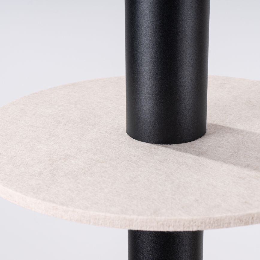 Lustr na lanku PELTA 1xGU10/10W/230V černá/krémová