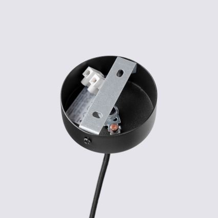 Lustr na lanku PELTA 1xGU10/10W/230V černá/žlutá