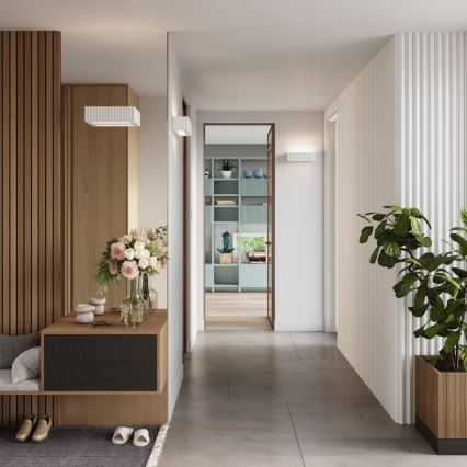 Nástěnné svítidlo RIGATA 1xE27/15W/230V keramika/bílá