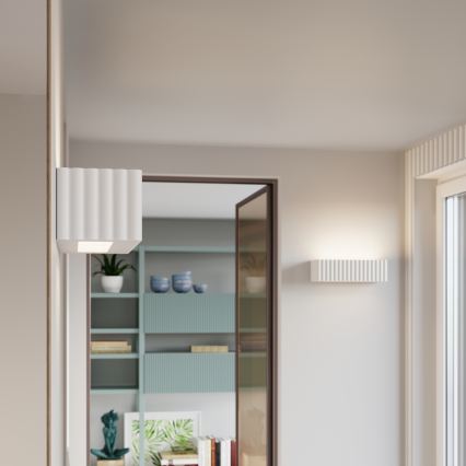 Nástěnné svítidlo RIGATA 1xE27/15W/230V keramika/bílá