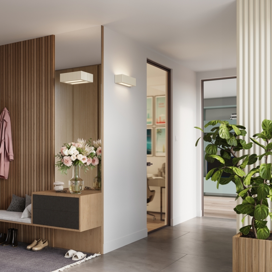 Nástěnné svítidlo RIGATA 1xE27/15W/230V keramika/krémová