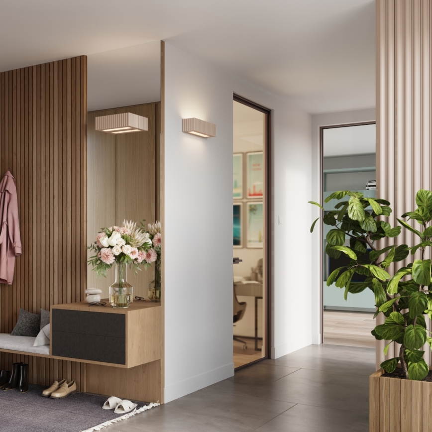 Nástěnné svítidlo RIGATA 1xE27/15W/230V keramika/taupe