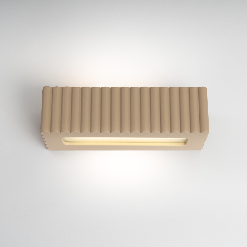 Nástěnné svítidlo RIGATA 1xE27/15W/230V keramika/taupe