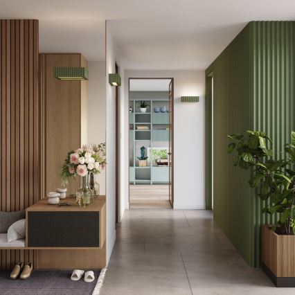 Nástěnné svítidlo RIGATA 1xE27/15W/230V keramika/zelená