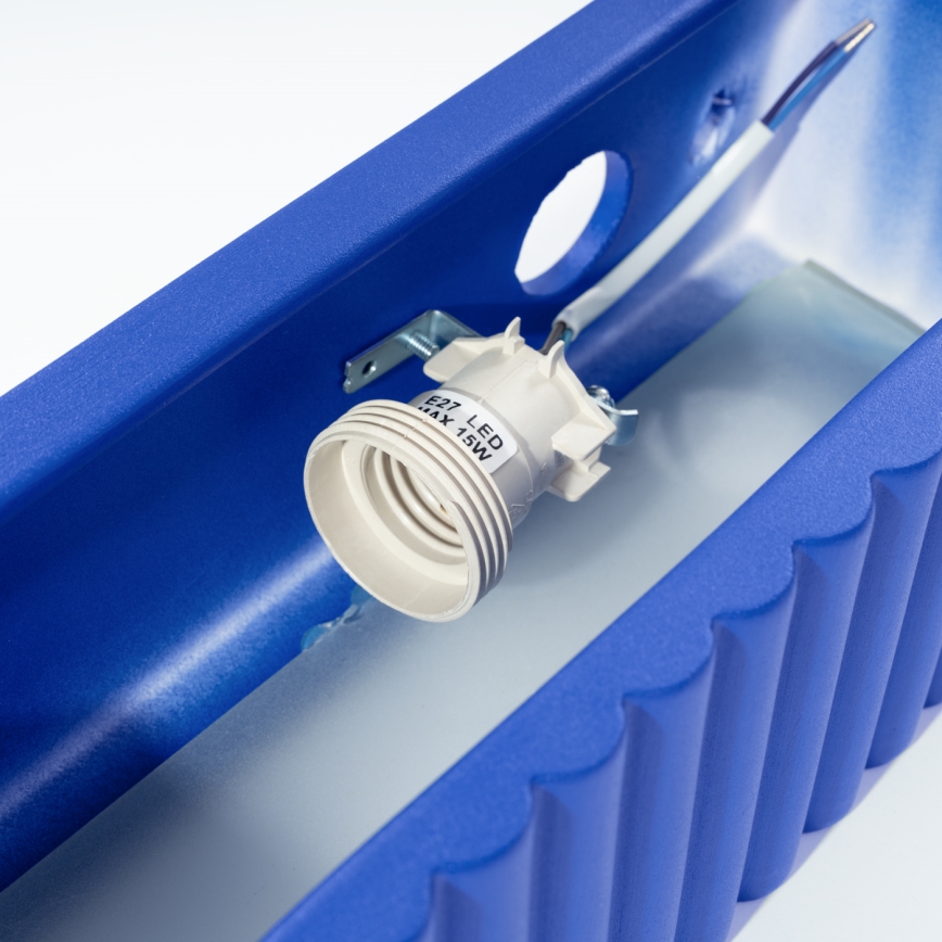 Nástěnné svítidlo RIGATA 1xE27/15W/230V keramika/modrá