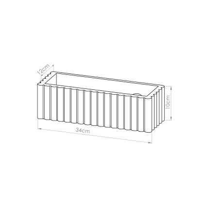Nástěnné svítidlo RIGATA 1xE27/15W/230V keramika/modrá