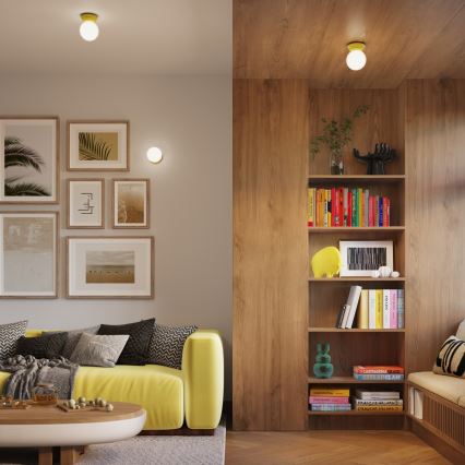 Koupelnové nástěnné svítidlo ZORI 1xG9/8W/230V IP44 žlutá