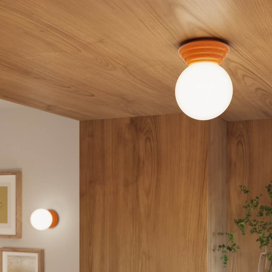 Koupelnové nástěnné svítidlo ZORI 1xG9/8W/230V IP44 oranžová