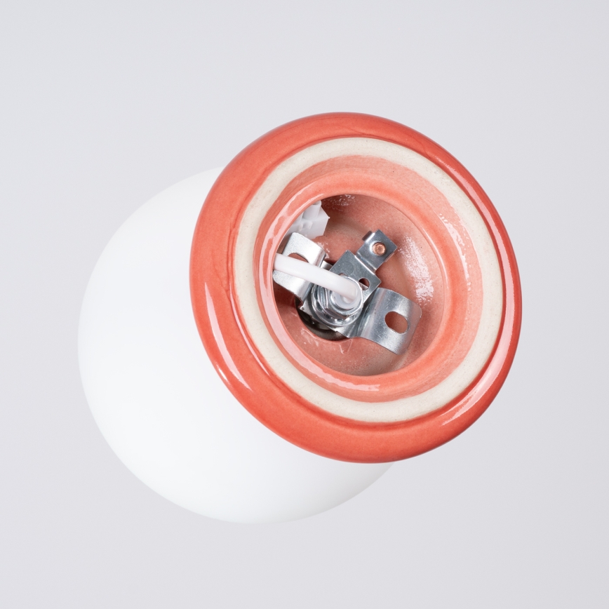 Koupelnové nástěnné svítidlo ZORI 1xG9/8W/230V IP44 růžová