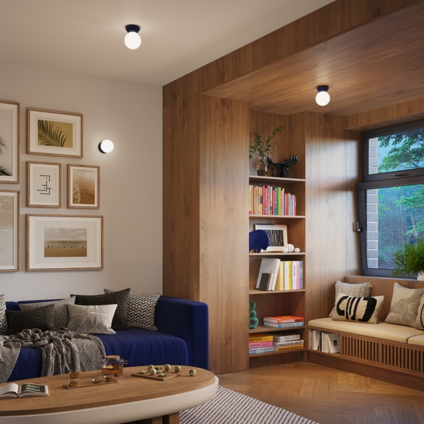 Koupelnové nástěnné svítidlo ZORI 1xG9/8W/230V IP44 modrá