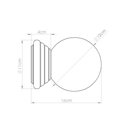 Koupelnové nástěnné svítidlo ZORI 1xG9/8W/230V IP44 modrá