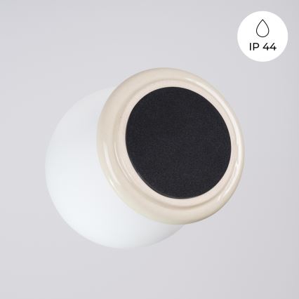 Koupelnové stropní svítidlo ZORI 1xG9/8W/230V pr. 12 cm IP44 béžová