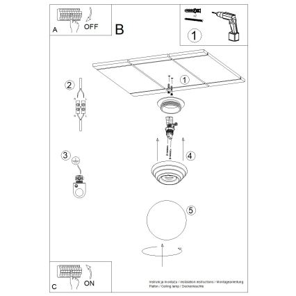 Koupelnové stropní svítidlo ZORI 1xG9/8W/230V pr. 12 cm IP44 žlutá