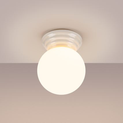 Koupelnové stropní svítidlo ZORI 1xG9/8W/230V pr. 12 cm IP44 bílá