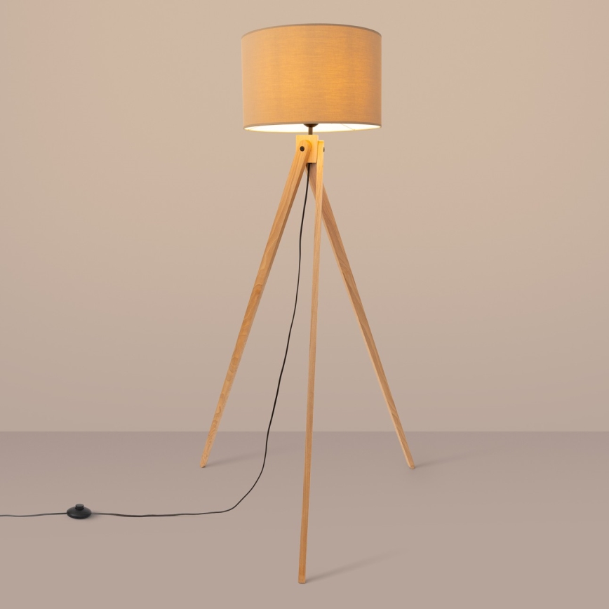 Stojací lampa NATT 1xE27/15W/230V taupe