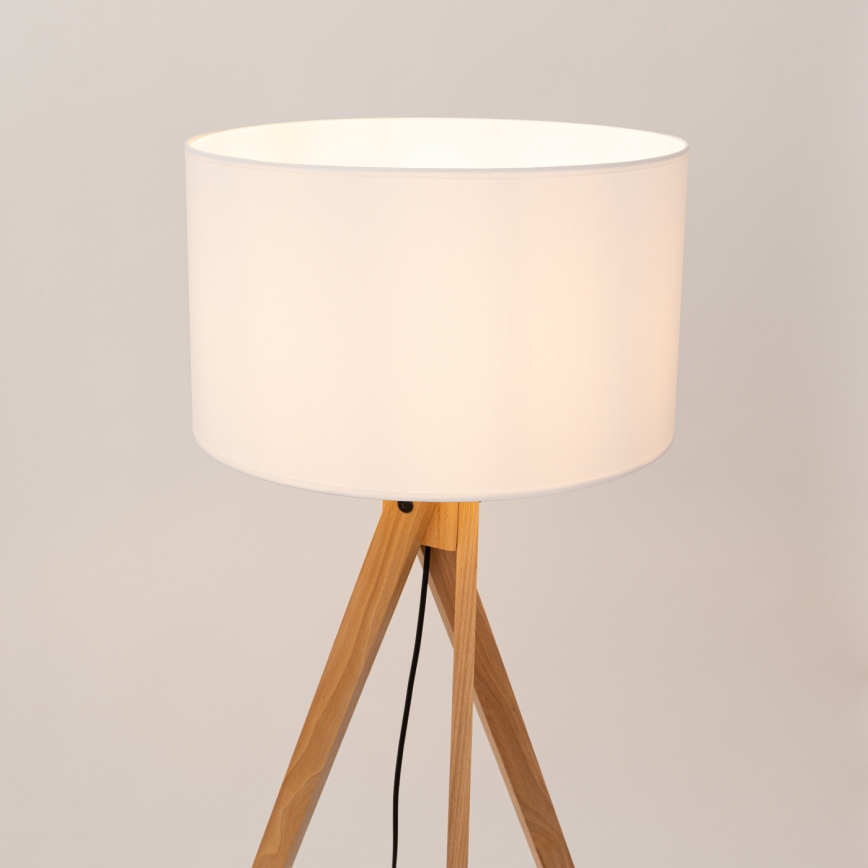 Stojací lampa NATT 1xE27/15W/230V bílá