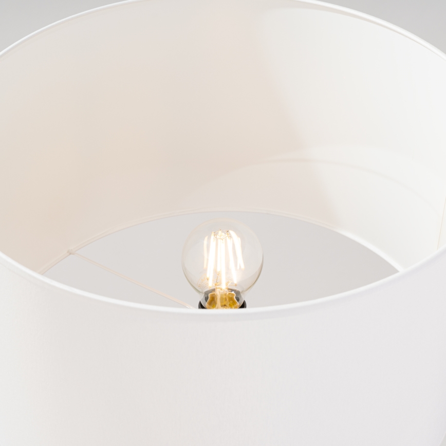 Stojací lampa NATT 1xE27/15W/230V bílá