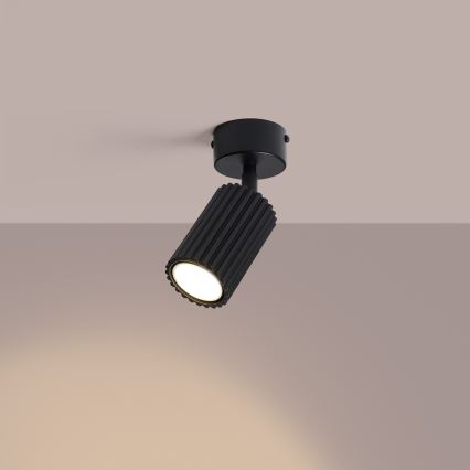 Bodové svítidlo KARBON 1xGU10/10W/230V černá