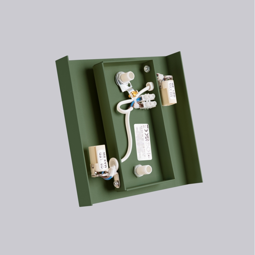 Nástěnné svítidlo VANTA 2xG9/8W/230V zelená