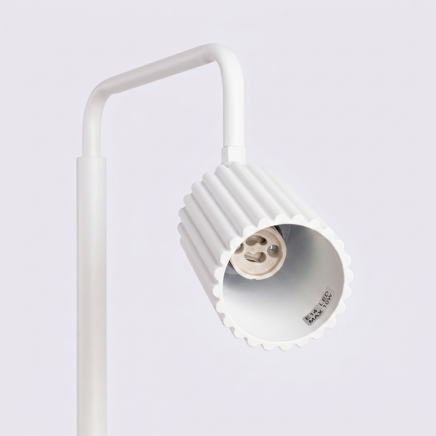 Stojací lampa KARBON 1xGU10/10W/230V bílá
