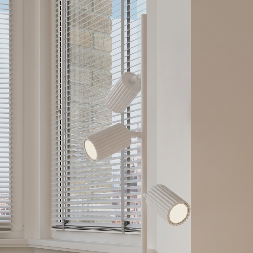 Stojací lampa KARBON 3xGU10/10W/230V bílá