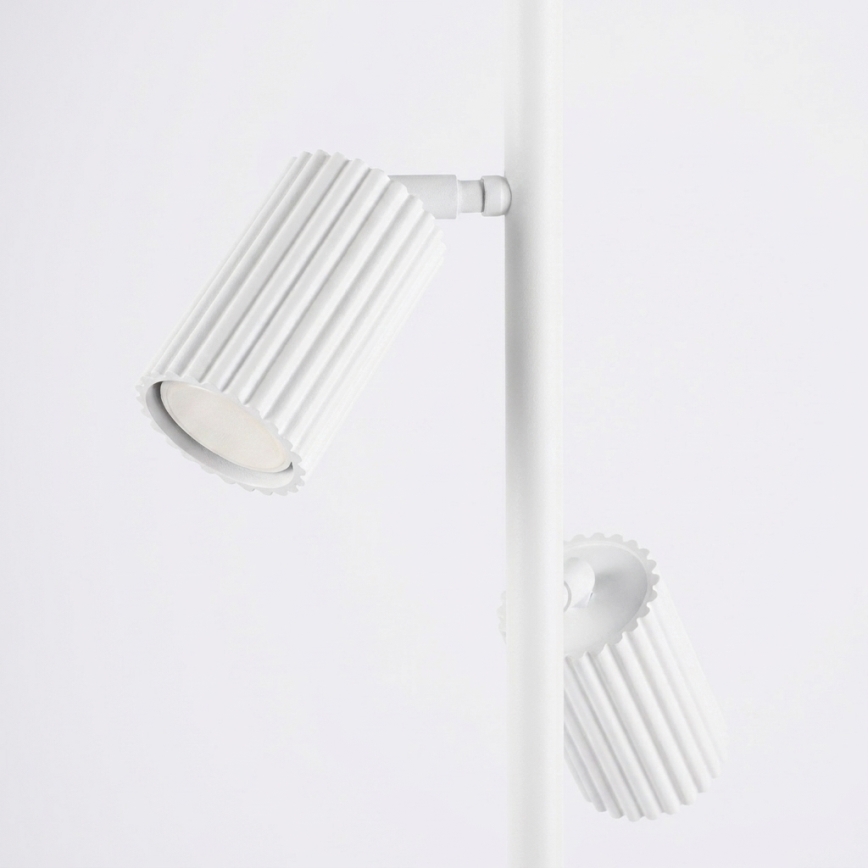 Stojací lampa KARBON 3xGU10/10W/230V bílá