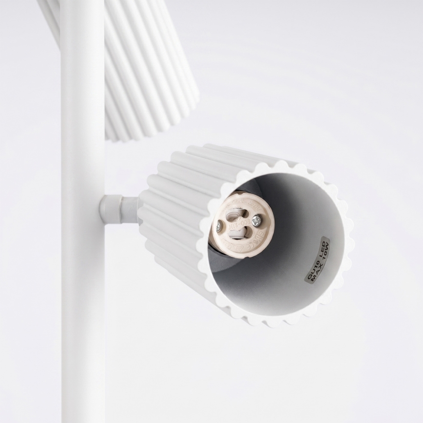 Stojací lampa KARBON 3xGU10/10W/230V bílá