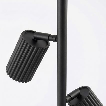 Stojací lampa KARBON 3xGU10/10W/230V černá