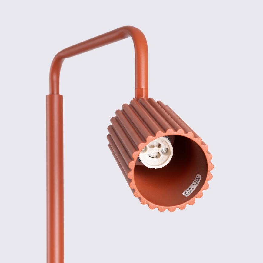 Stojací lampa KARBON 1xGU10/10W/230V oranžová