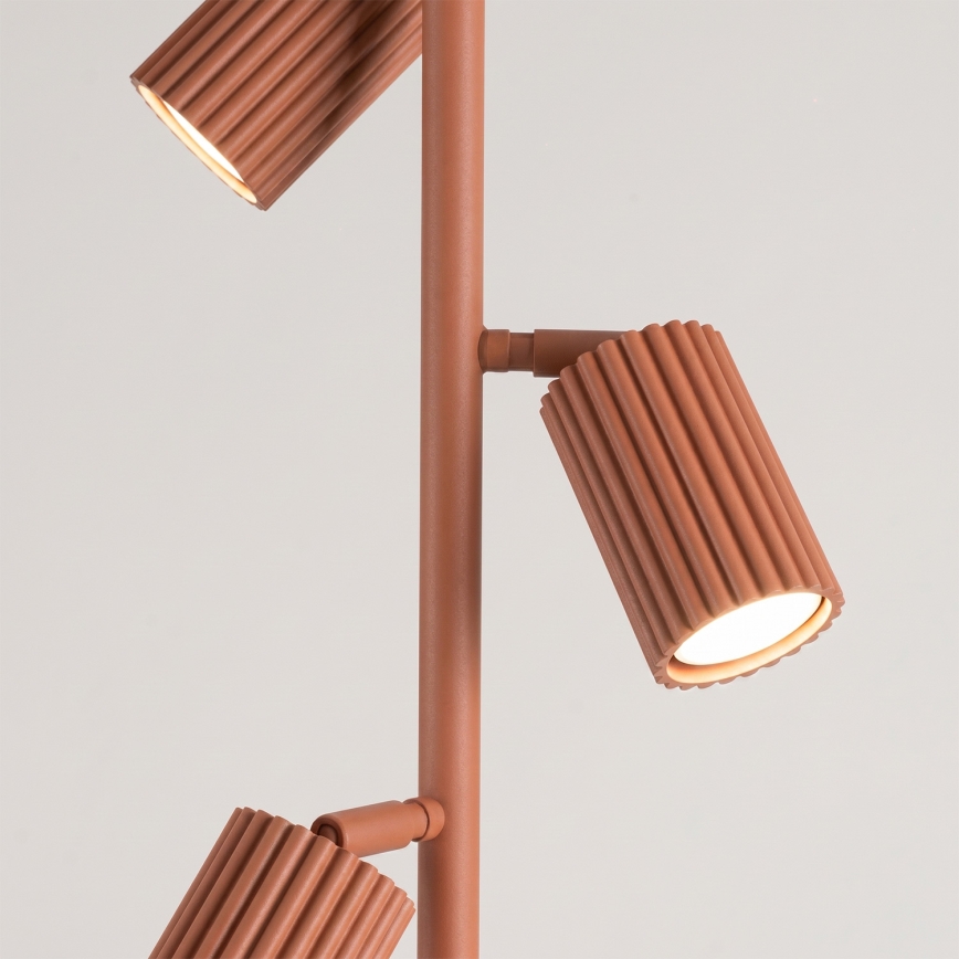 Stojací lampa KARBON 3xGU10/10W/230V oranžová