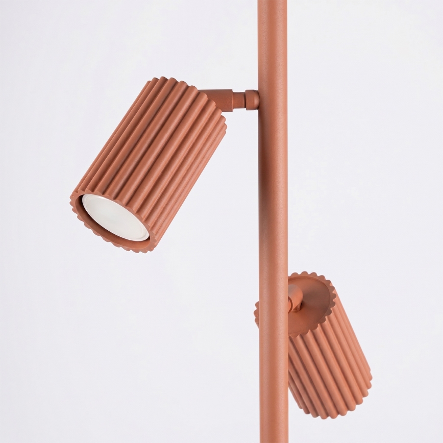 Stojací lampa KARBON 3xGU10/10W/230V oranžová