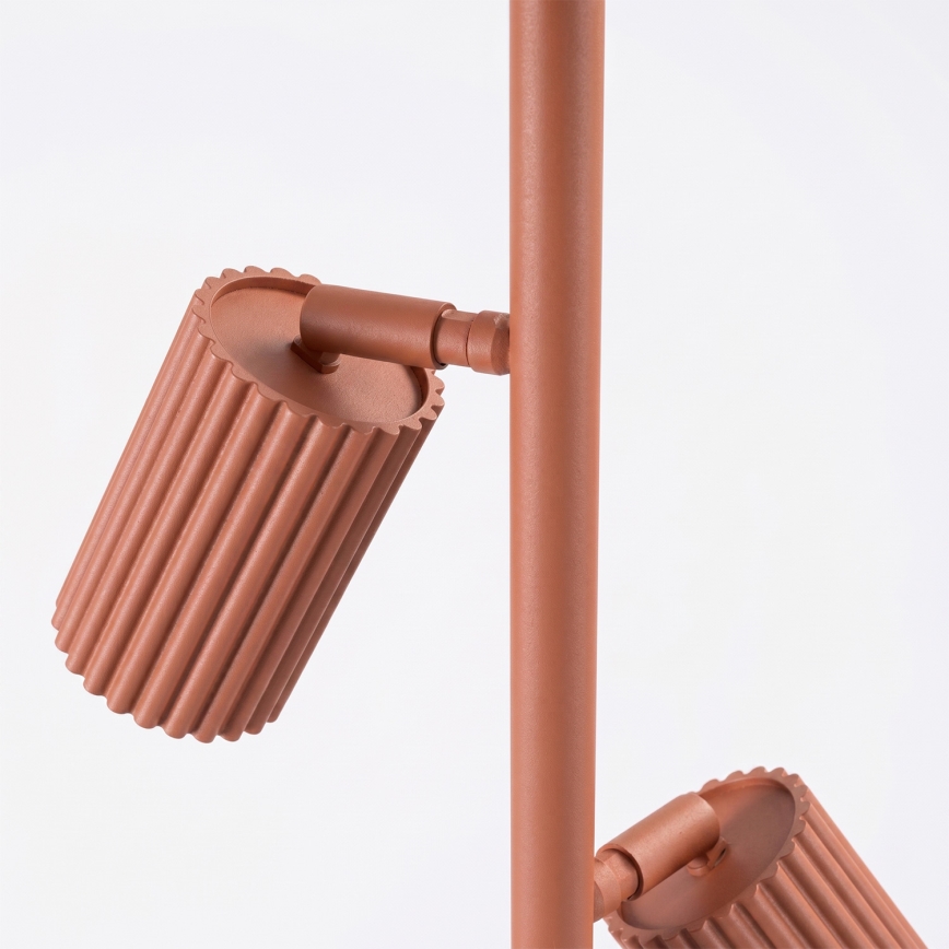 Stojací lampa KARBON 3xGU10/10W/230V oranžová