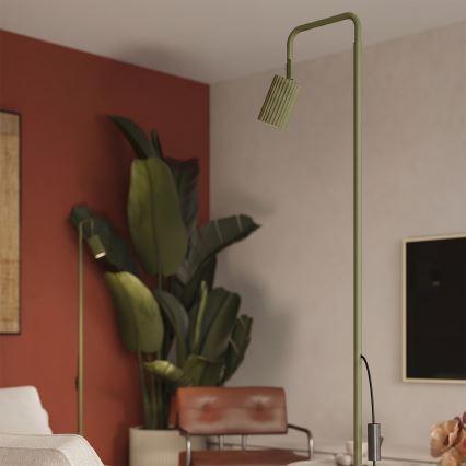 Stojací lampa KARBON 1xGU10/10W/230V zelená