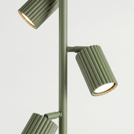 Stojací lampa KARBON 3xGU10/10W/230V zelená
