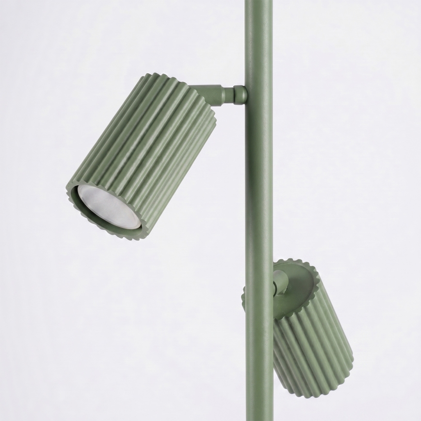 Stojací lampa KARBON 3xGU10/10W/230V zelená