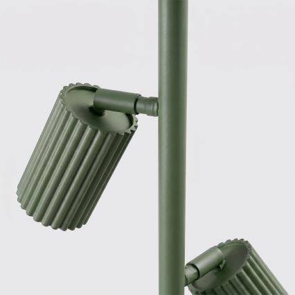 Stojací lampa KARBON 3xGU10/10W/230V zelená