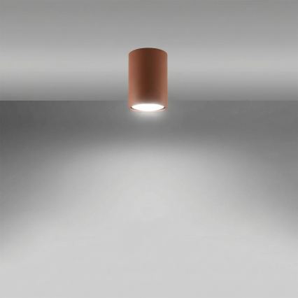 Bodové svítidlo LAGOS 1xGU10/10W/230V 10 cm hnědá