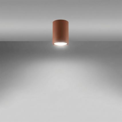 Bodové svítidlo LAGOS 1xGU10/10W/230V 10 cm hnědá