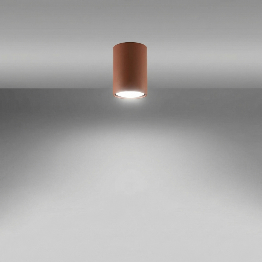 Bodové svítidlo LAGOS 1xGU10/10W/230V 10 cm hnědá