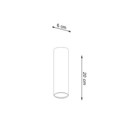 Bodové svítidlo LAGOS 1xGU10/10W/230V 20 cm krémová