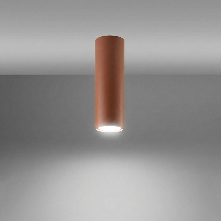 Bodové svítidlo LAGOS 1xGU10/10W/230V 20 cm hnědá