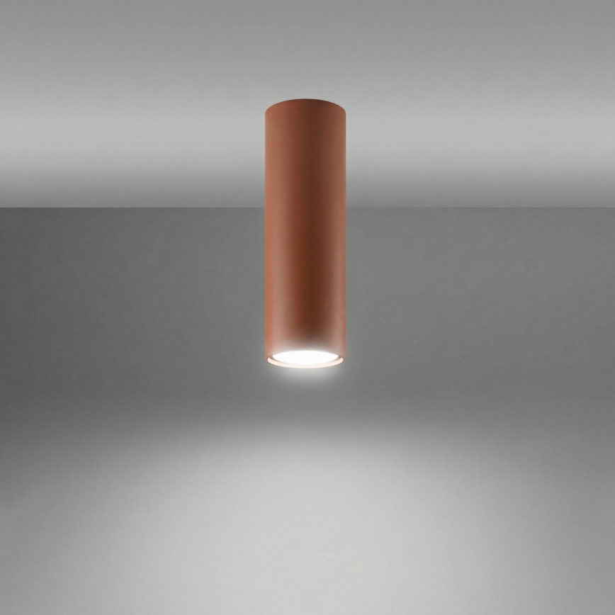 Bodové svítidlo LAGOS 1xGU10/10W/230V 20 cm hnědá