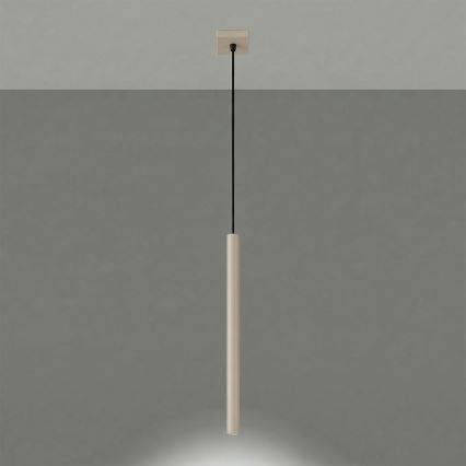 Lustr na lanku PASTELO 1xG9/8W/230V taupe